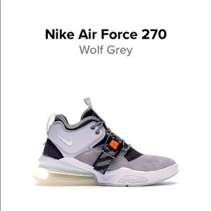 NIKE AIR FORCE 270 WOLF GREY